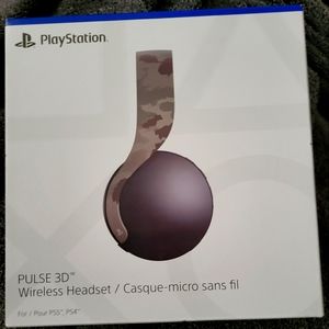 Ps5 camo wireless headset (brand new) unopened